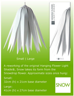 Large Snow Lamp Shade