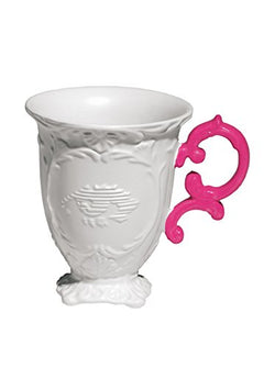 Seletti I-Wares Porcelain Mug - Fucsia / Pink