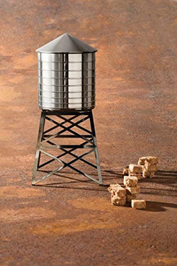 Alessi Water Tower Kitchen Container in Stainless Steel