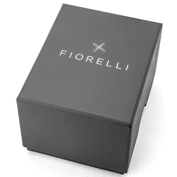 Fiorelli Silver Rose Gold Folded Detail Pendant