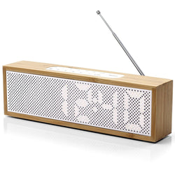 Lexon Titanium Clock Radio