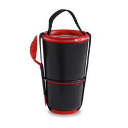 Black & Blum Black and Red Lunch Pot