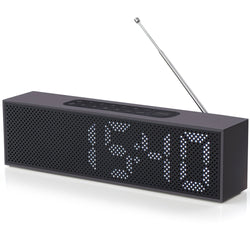 Lexon Titanium Clock Radio