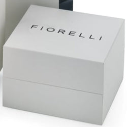 Fiorelli Designer Silver Rose Gold and Black Cubic Zirconia Pendant