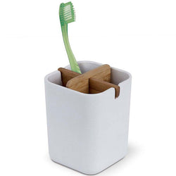 Lexon Zen Bamboo Toothbrush Cup
