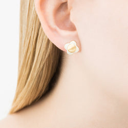 Orla Kiely Daisy Chain Cream Flower Stud Earrings