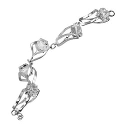 Ostrowski Twist Designer Silver Bracelet