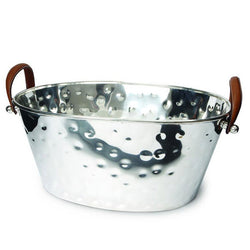 Leather Handled Half Size Champagne Bath